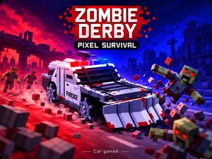 Play Zombie Derby Pixel Survival